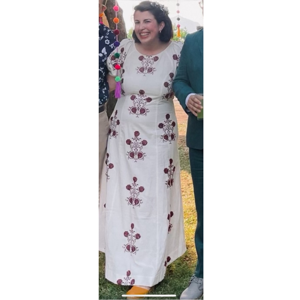 Boho Floral Embroidered Maxi Free People